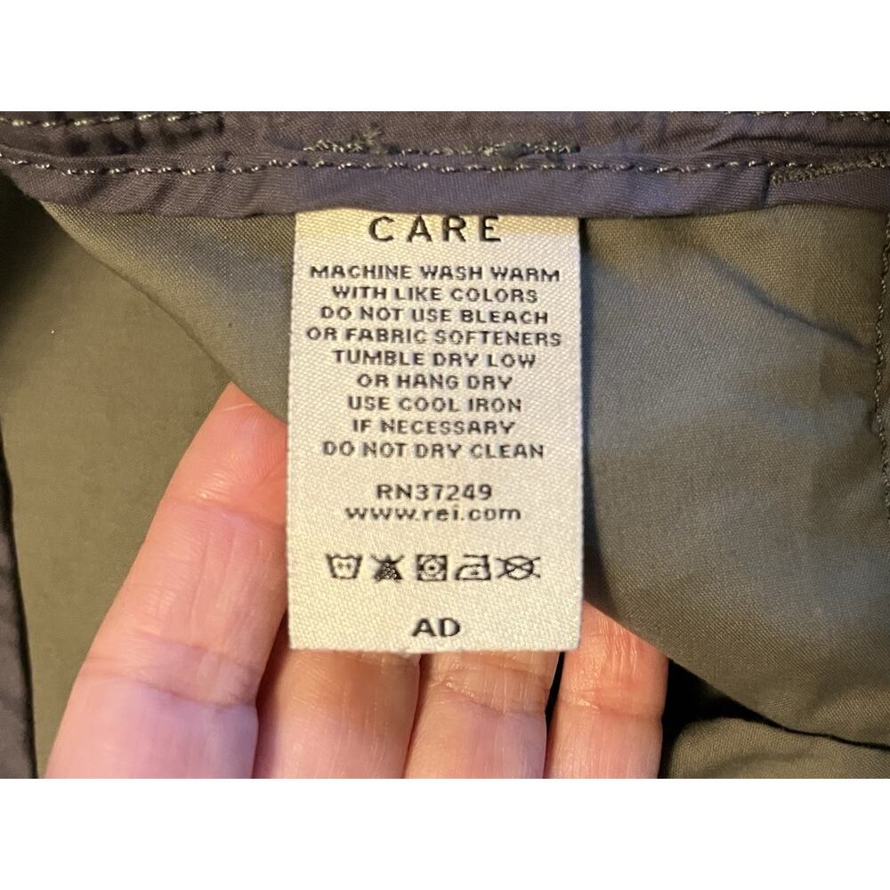 Rei Womens Green A-Line Embroidered Skirt Size 6 Pockets Outdoor Camping Hiking - Picture 9 of 11